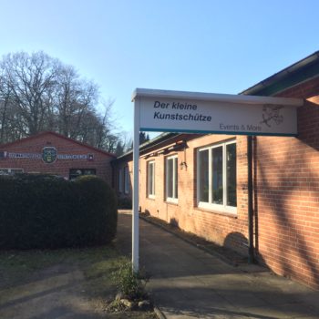 Kleiner Kunstschütze Schild