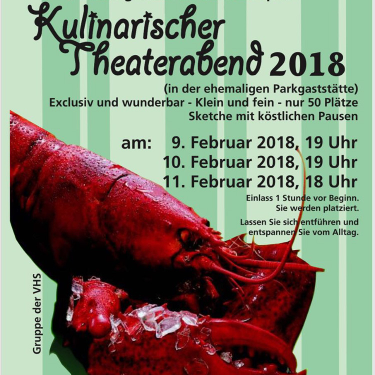 Kulinarischer Theaterabend 2018